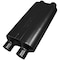 Flowmaster 50 SERIES H.D. MUFFLER, 2.50IN IN (D) / OUT (D): EA, 16 GAUGE 409S STA 8525554 - alternate 1